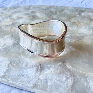 3 For $25  Silver Tone Wide Bracelet